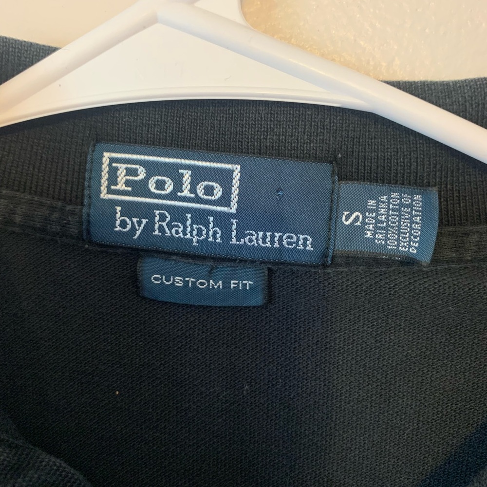 Polo Ralph Lauren Black Polo Shirt Small